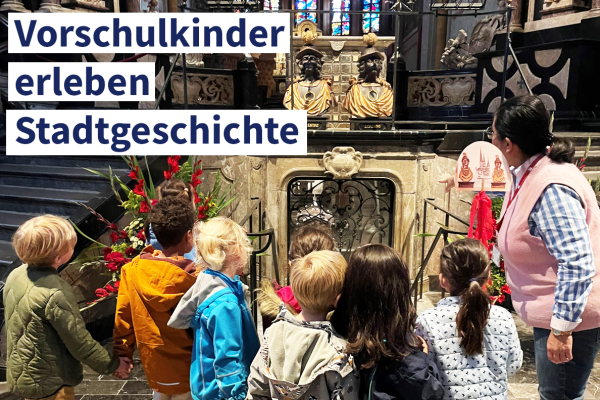 Vorschulkinder erleben Stadtgeschichte